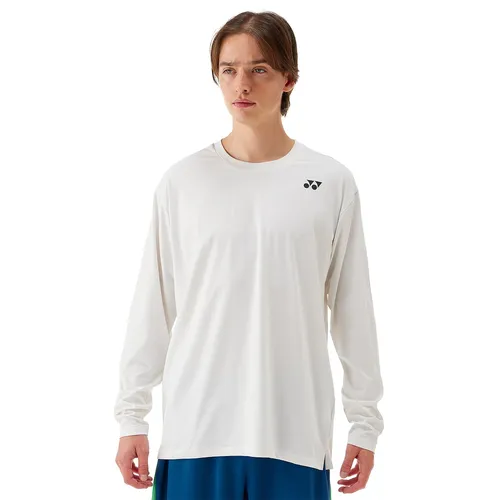 Yonex Tennis-Langarmshirt Practice 2025 weiss Herren, Größe: XL
