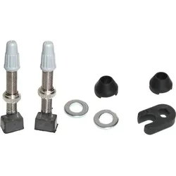 Caffe Tubeless-Ventil und Presta-Ventilschlüssel (1 Set) - Silber