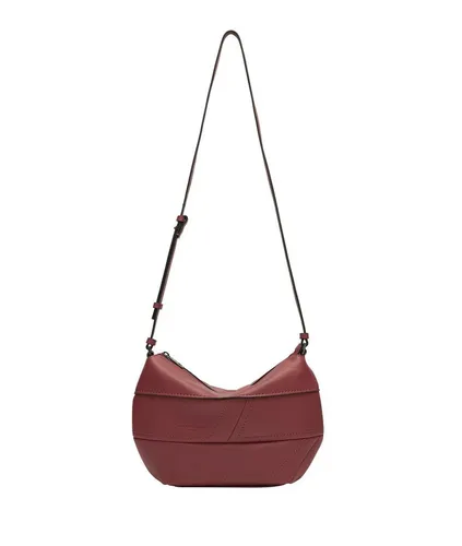 LIEBESKIND BERLIN HOBO S EDDA CALF OPTIC - Damen Umhängetasche - Elegante lila Leder-Umhängetasche mit kompakten Maßen (34,5 x 21 x 9 cm), ideal für stilvolle Auftritte.