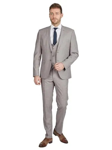 SteffenKlein Slim-Fit Anzug beige 56 in beige von Steffen Klein