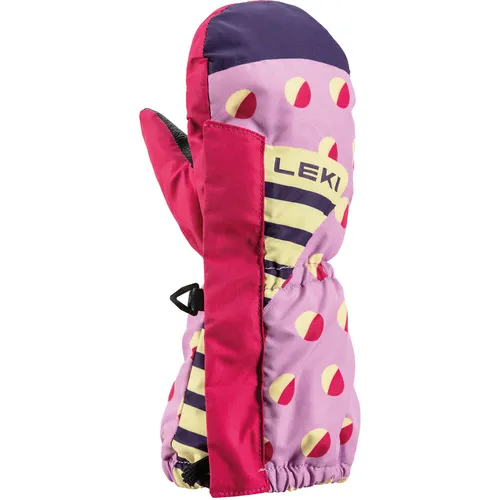 LEKI Little Paw Mitten Long orchid-berry 4.0 - Skihandschuh Fäustlinge für Kinder, ideal für kalte Tage auf der Piste mit warmem SOFT-TEX und kinderfreundlichem Design.