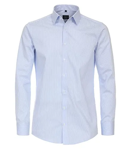 Venti Businesshemd gestreift Modern Fit - Herrenhemden aus reiner Baumwolle mit moderner, schlanker Passform und bügelfreiem Design für einen stets gepflegten Look.