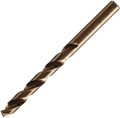 wolfcraft Metallbohrer HSS-Co geschliffen, Ø 4,8 mm I 7453010 I Für Bohrungen in besonders zähe und harte Werkstoffe