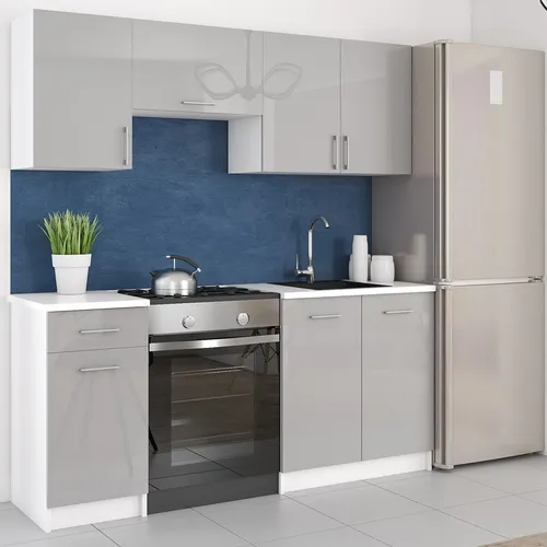 roe furniture Küchenzeile Grau, 180 cm