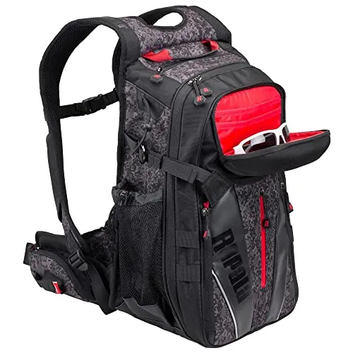 Rapala Urban Back Pack 25L Angeltasche - Angeltasche mit verstellbaren Gurten und Rutenhalter, ideal für Angler, bietet optimalen Stauraum und hervorragende Belüftung durch 3D Mesh.