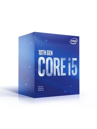 Intel Core i5-10400F Prozessor - 6 Kerne, 12 Threads, 2.90GHz, Turbo bis 4.30GHz, ideal für Gaming und kreative Anwendungen
