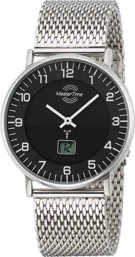 Funk Herrenuhr MasterTime Advanced Edelstahl 42mm MTGS-10557-22M Milanaiseband