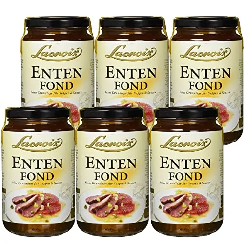 Lacroix Enten Fond feine Grundlage für Suppen uns Saucen 400ml 6er Pack