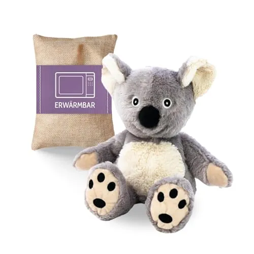 Habibi Plush Wärmekissen Koala Bär in grau von Habibi