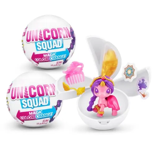 Surprise Unicorn Squad Magic Color Change Series 7 Surprise Unicorn With 5 Unicorn Accessories And Wings Unboxing Toy For Girls Perfect Stocking Stuffer (2 Pack) 5