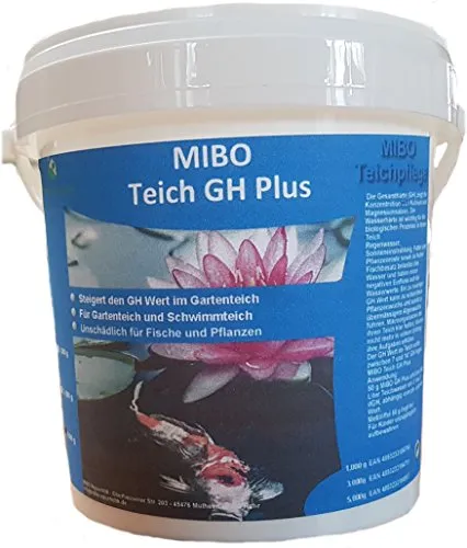 MIBO GH Plus 1kg erhöhen 10.000 Liter Gartenteichwasser um 3° bis 5° dGH
