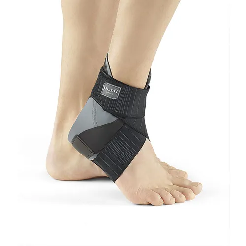 Push - ortho Knöchelorthese Aequi, 1 - Bandagen mit hohem Tragekomfort und effizientem Halt. Die besondere Formanpassung und individuelle Druckeinstellung sorgen für optimale Stabilität und Bewegungsfreiheit.