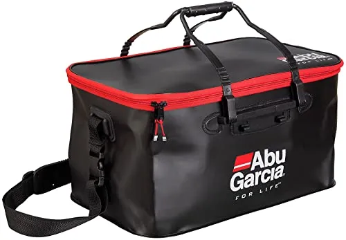 Abu Garcia Waterproof Boat Bag, Schwarz, 38 x 48 x 24 cm - Wasserdichte Tasche für Boote mit 100% wasserdichtem Design, verstellbarem Schultergurt und kompaktem Faltmaß für optimale Aufbewahrung.