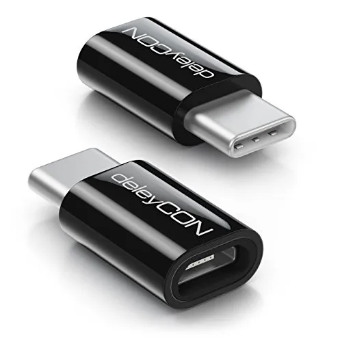 deleyCON 2 Stück USB-C Adapter