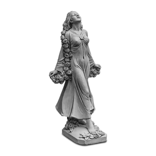 Gartenfigur Flora – Elegante Statue aus Steinguss, 78 cm