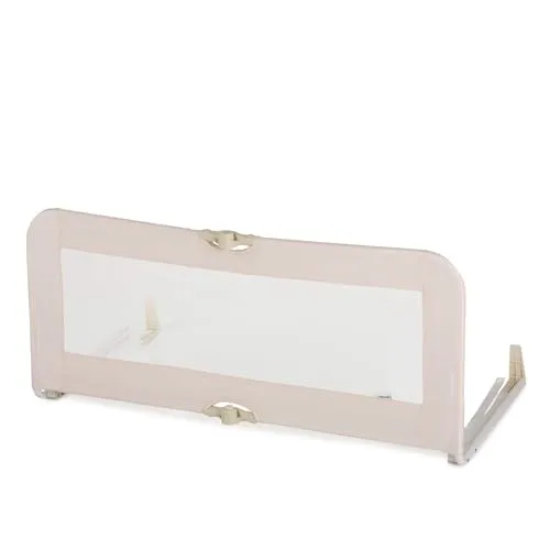 hauck Bettschutzgitter Sleep N Safe Plus für Kinder 18 Monate bis 5 Jahre, Rausfallschutz Bett für Kinder im Elternbett, 108 x 50 x 44 cm, Faltbar, Tragbar, Bettgitter für Kleinkinder (Beige)