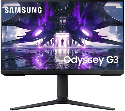 Samsung Monitor LS24AG320NUXEN - 24 Zoll FHD Monitor, 165 Hz Bildwiederholrate und 1 ms Reaktionszeit für flüssiges Gaming