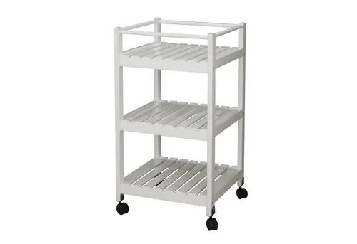 HTI-Line Badregal Karin mit Rollen in weiß von HTI-Line