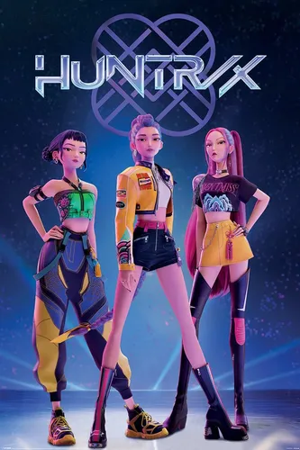 empireposter K-Pop Demon Hunters Poster 61x91,5 cm - Hochwertiger Kunstdruck mit Echtheitssiegel, ideal für K-Pop-Fans. Maße: 61x91,5 cm. Perfekt für die Wandgestaltung und als Geschenk.
