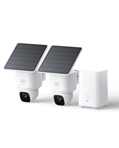 eufy eufyCam Solo E30, 2er-Pack Solar Überwachungskamera von eufy Security