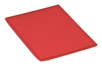 LA KA PE Auflagedeckel rot für Sichtlagerkasten B600xT400 mm - Robuster Auflagedeckel in rot, ideal für Sichtlagerkästen. Maße: 400 x 600 x 12 mm. Perfekt für sicheren Stauraum und Ordnung im Lager.