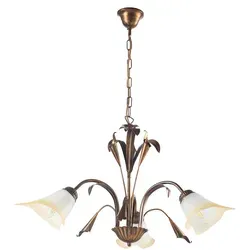 Xxxl Kronleuchter in Bronze in bronze von ONLI