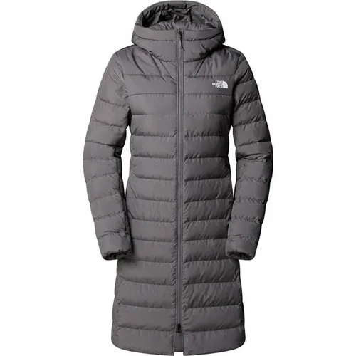The North Face Women's Aconcagua Parka - Warmer Damen-Mantel in Grau, Gr XS - Funktionsjacken mit isolierender Kapuze, ideal für den Alltag; hält warm dank 50% Daunenfüllung und DWR-Imprägnierung; entdecke weitere Top-Angebote von The North Face!