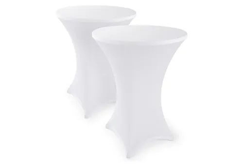 Blumtal Stehtischhusse Stretchbezug - Elegante Tischhusse für Bistrotische, waschbar bei 40°C und aus 90% Polyester für eine perfekte Passform. Ideal für jeden Anlass!
