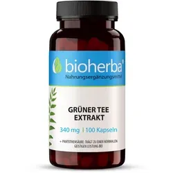 Grüner Tee Extrakt 340 mg 100 Kapseln