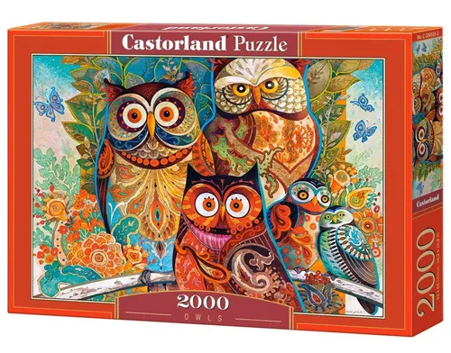 Puzzle 2000 elementów Owls CASTORLAND C-200535 CASTOR 5904438200535