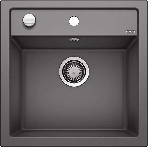BLANCO DALAGO 5 Spülbecken - Modernes Silgranit-Spülbecken mit großem Becken für maximalen Komfort auf kleinem Raum und durchgehender Armaturenbank zum Schutz der Arbeitsplatte.