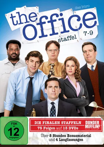 The Office (US) - Das Büro - Staffel 7-9 | DVD - NEU - Comedy-Serie mit Steve Carell, erlebe die besten Momente der letzten Staffeln auf DVD – ideal für Serienliebhaber!