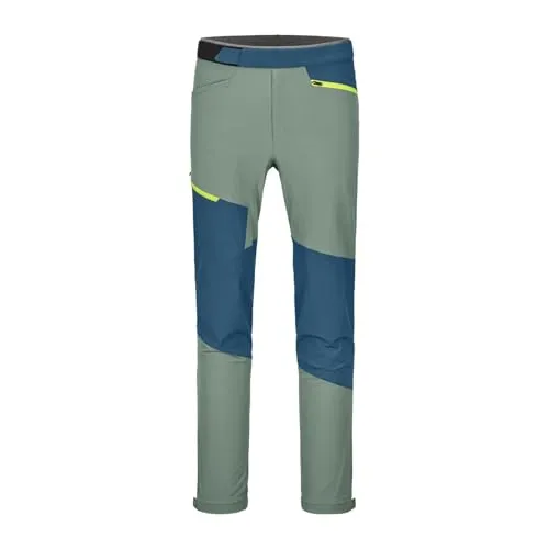 Ortovox Vajolet Herren Kletterhose - Grau - M - Wanderhosen für Herren, aus robustem Material und ideal für anspruchsvolle Klettertouren.