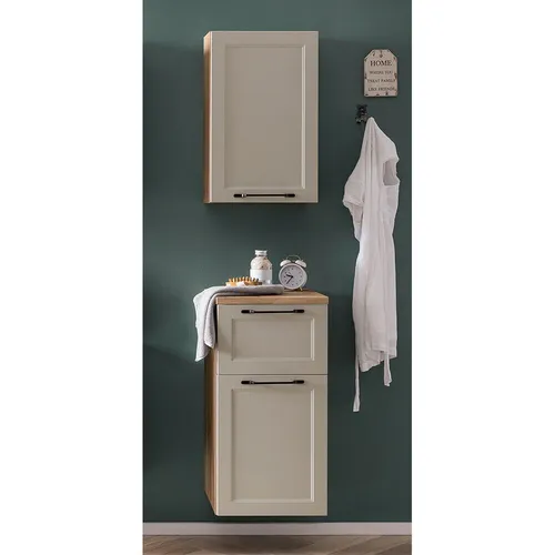 Badezimmermöbel Set kaschmir Eiche von Lomadox