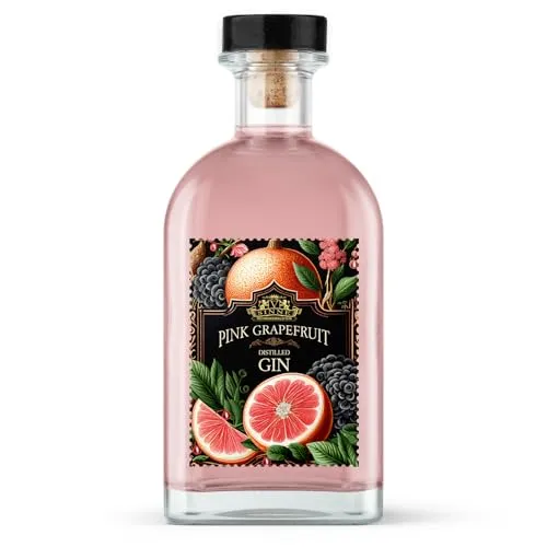 Pink Grapefruit Gin - Mit frischen Grapefruits gebrannt - V-SINNE 500ml 40%