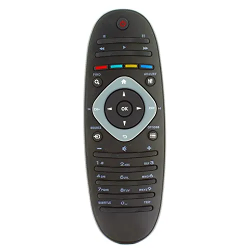 Dakana Fernbedienung für Philips TV Fernseher Remote Control / PH12 / 40PFL82605K/02 40PFL8606K/02 40PFL9606K/02 40PFL9705H/1