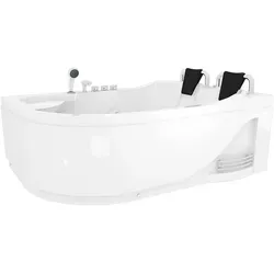 AcquaVapore Whirlpool W23H-TH-L 182 - Sanitäranlagen & Zubehör – Hochwertiger Whirlpool für 2 Personen mit leistungsstarken Pumpen, Heizung und einzigartigem Wasserfall für ultimativen Entspannungsgenuss.