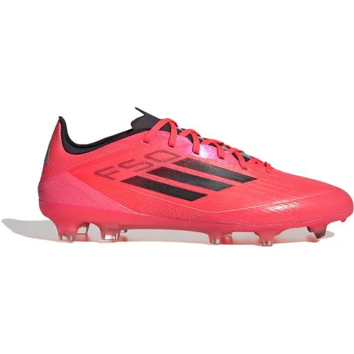 Adidas F50 PRO FG - Rot, Hochleistungs-Fußballschuhe - Fußballschuhe mit Sprintframe-Technologie für optimale Geschwindigkeit und Kontrolle auf festem Boden, ideal für dynamische Spieler.