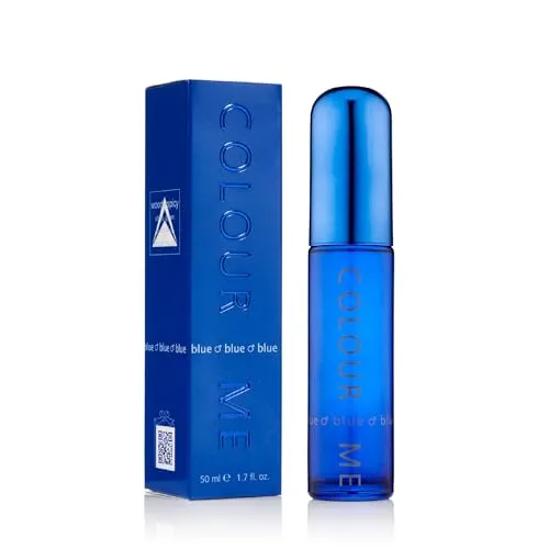 Colour Me Blue Geschenkset 50ml EDT Spray + 10ml Roll-on Parfum