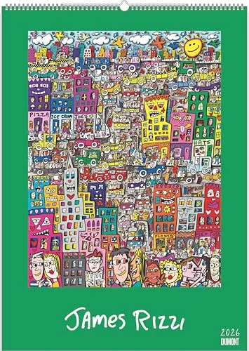Produktbild James Rizzi 2026 Kunst-Kalender