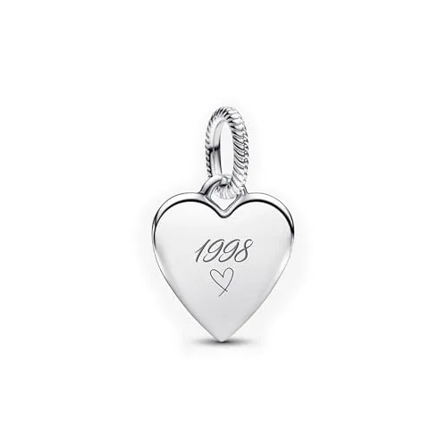 Produktbild PANDORA Gravierbarer Herz Charm-Anhänger 398914C00 Anhänger