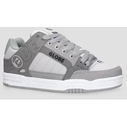 Globe Tilt Skateschuhe triple grey Gr. 11.0 - Sneaker mit klassischem Skate-Style und extra Polsterung für höchsten Komfort. Der Globe Tilt vereint Retro-Look und langlebige Materialien für optimale Performance auf und abseits des Boards.
