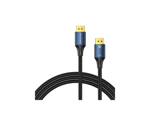 Vention HD DisplayPort 8K Kabel 5m HCELJ - Hochauflösende Videoübertragung - Multimedia Kabel für 8K Video, ideal für Gamer und Medienprofis, sorgt für gestochen scharfe Bildqualität und hohe Farbtiefe.