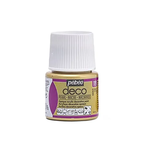 Pébéo Deco Malerei 45 ml Perlmutt gold