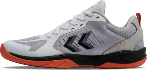 hummel Speed Court Indoor Court Shoes EU 46 1/2 - Grau - Bequeme Hallenschuhe mit optimalem Grip und atmungsaktivem Material, ideal für sportliche Aktivitäten und den täglichen Einsatz.