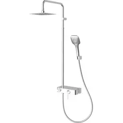 Duschsystem mit Duscharmatur Regen-, Hydromassage
