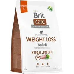 BRIT CARE Dog Hypoallergenic  Weight Loss Rabbit 3kg
