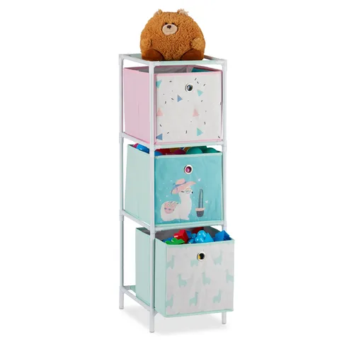 Kinderregal Kinderaufbewahrung Spielzeugregal Ordnungsregal Toy-Organizer