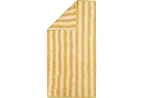 Cawö Handtücher Two-Tone Stripes 480, 100% Baumwolle (1-St) in gelb von Cawö