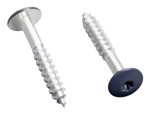 Montageschrauben 5,5 x 35 mm - Anthrazit - 3411066 (100 Stück) - Hochwertige Montageschrauben aus V4A Edelstahl in Anthrazit. Ideal für stabile Verbindungen und einfaches Handling dank Torx-Aufnahme T20. Lieferung per Spedition mit vorheriger Terminankündigung.